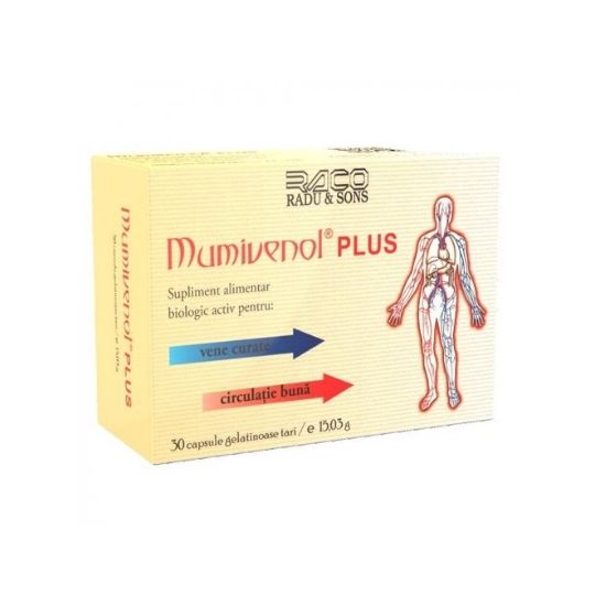 Mumivenol Plus, 30 capsule, Radu & Sons