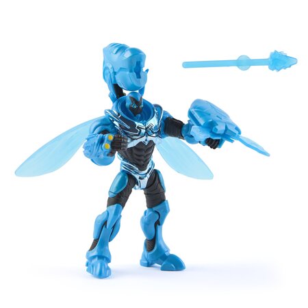 Figurina Batman DC, 10 cm, Blue Beetle, + 4 ani, Spin Master 705167