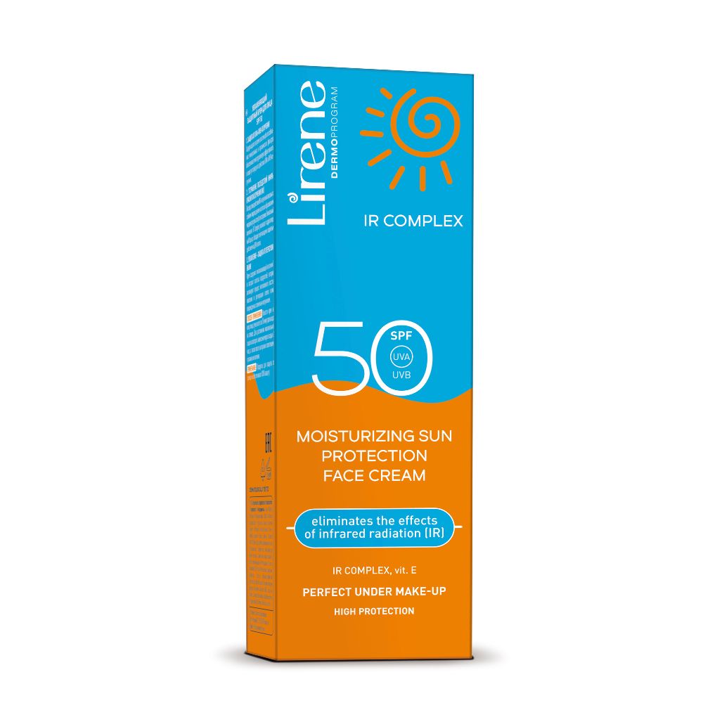 Crema hidratanta protectoare pentru ten SPF50 IR, 40 ml, Lirene