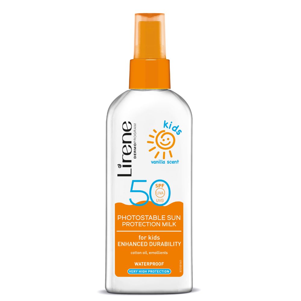 Lapte de corp cu SPF 50 pentru copii, 150 ml, Lirene