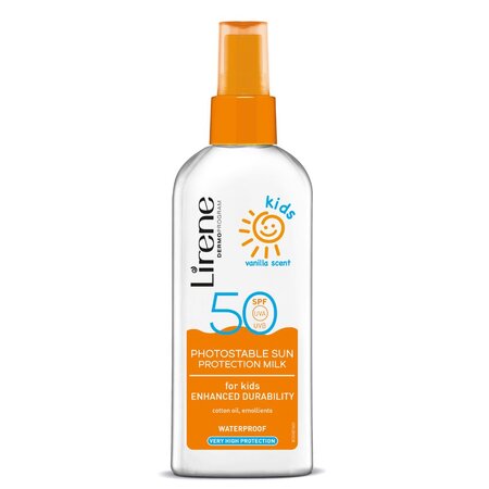 Lapte de corp cu SPF 50 pentru copii, 150 ml, Lirene