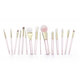 Set pensule pentru make-up Angel's Pink Glow, 15 bucati, Cucuta Beauty 705259