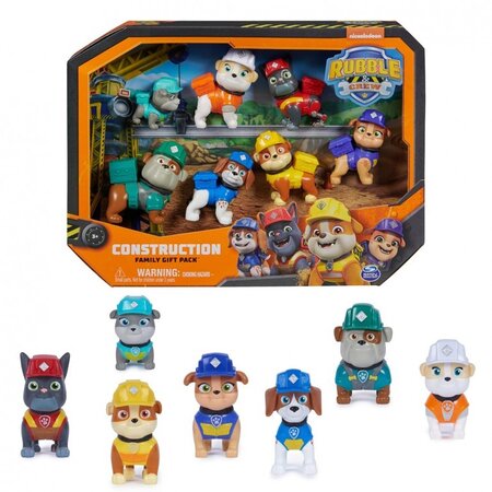 Set Figurine Patrula Catelusilor, Rubble si Echipa, + 3 ani, Spin Master 705316