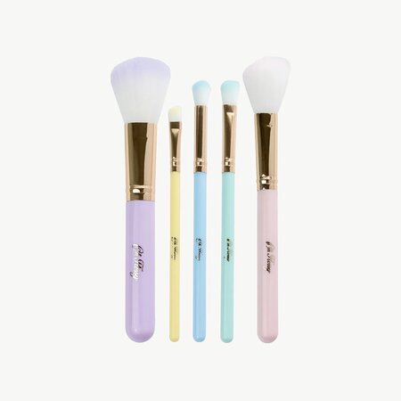 Set de 5 pensule pentru machiaj, Rainbow, Oh Flossy 705349