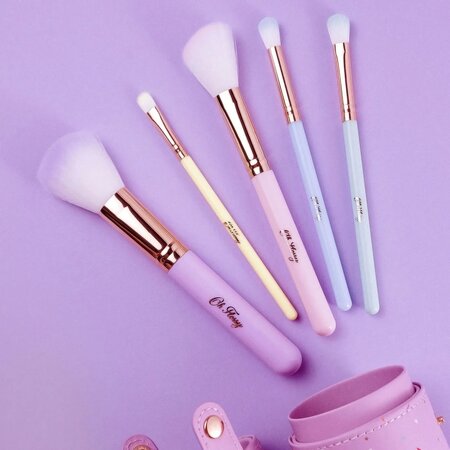 Set de 5 pensule pentru machiaj, Rainbow, Oh Flossy 705347