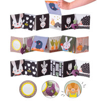 Jucarie 3 in 1 pentru landou Urban Garden, Carticica Hazlie, + 0 luni, Taf Toys