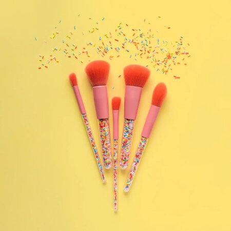 Set de 5 pensule pentru machiaj, Sprinkle, Oh Flossy 705366