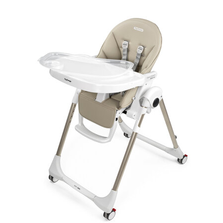 Scaun de masa 2in1 Prima Pappa Zero Follow Me, 0-15 kg, Bej, Peg Perego 705425