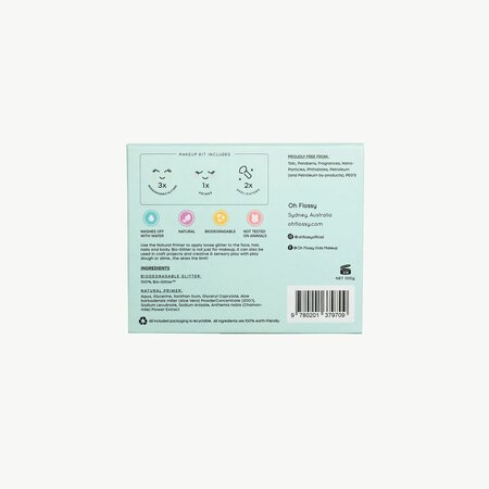 Set de machiaj pentru copii cu sclipici, Sparkly, Oh Flossy 705434