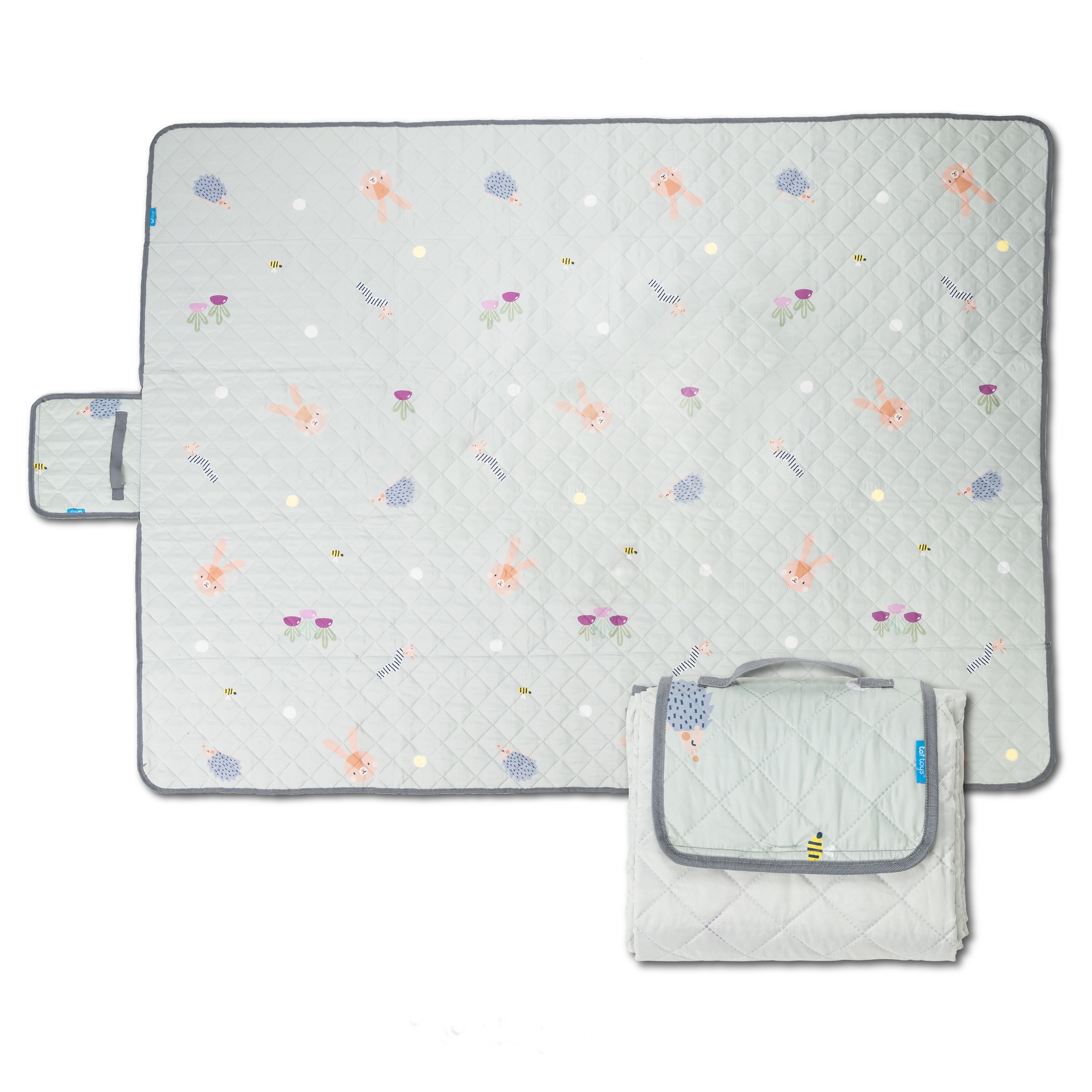 Covoras de joaca de exterior XL Urban Garden, + 0 luni, Taf Toys