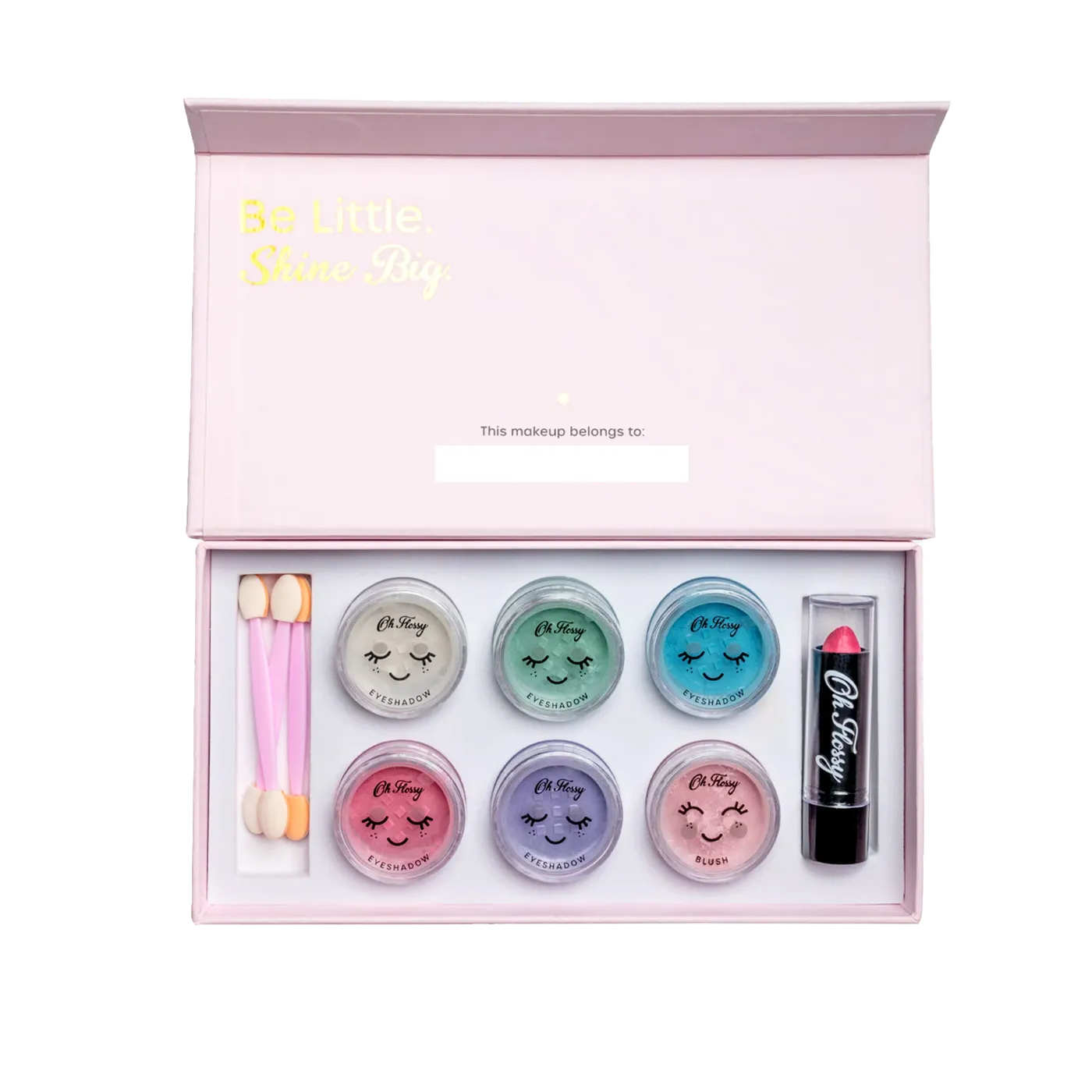 exhaustiv Set de machiaj pentru copii, Deluxe, Oh Flossy