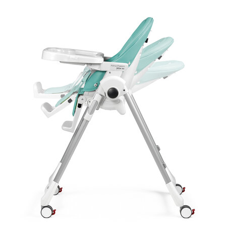 Scaun de masa 2in1 Prima Pappa Zero Follow Me, 0-15 kg, Tahiti Verde, Peg Perego 705483