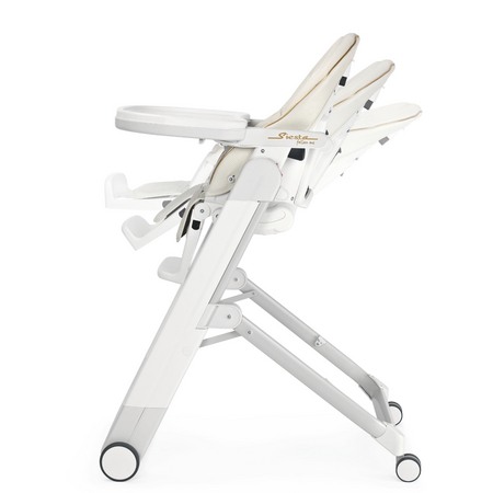 Scaun de masa 2in1 Siesta Follow Me, 0-15 kg, Lucent, Peg Perego 705494