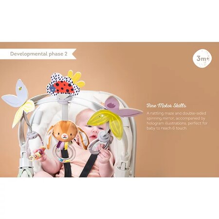 Jucarie pentru carucior Urban Garden, Arcada, + 0 luni, Taf Toys 705546