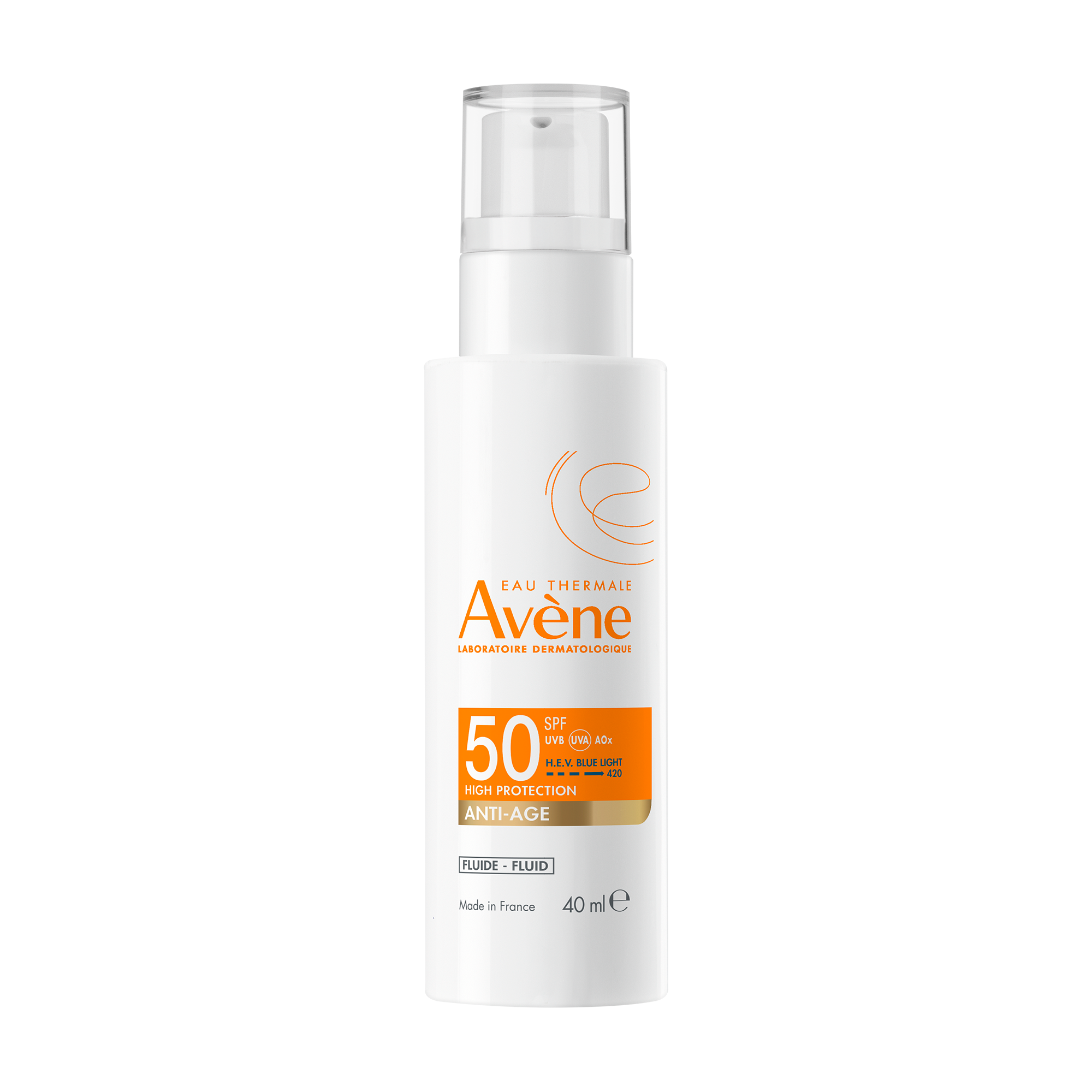Fluid anti-age cu protectie solara SPF 50, 40 ml, Avene