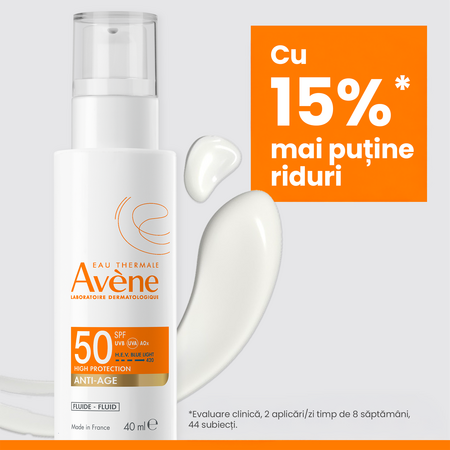 Fluid anti-age cu protectie solara SPF 50, 40 ml, Avene 705603