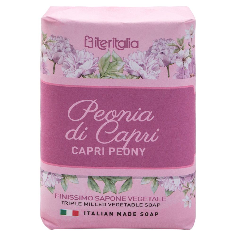 Sapun vegetal, Bujor de Capri, 125 g, Iteritalia
