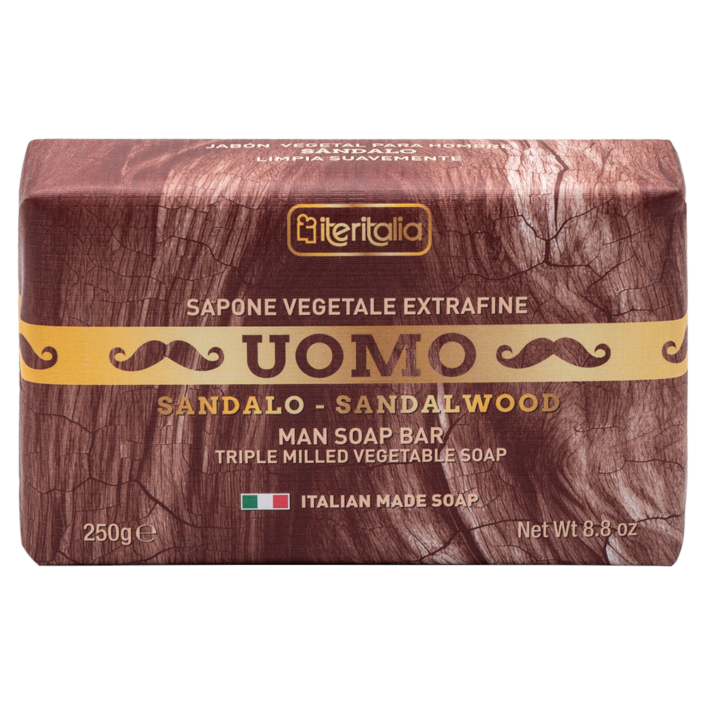 Sapun pentru barbati, Santal, 250 g, Iteritalia