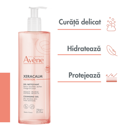 Gel de curatare XeraCalm Nutrition, 750 ml, Avene 705707