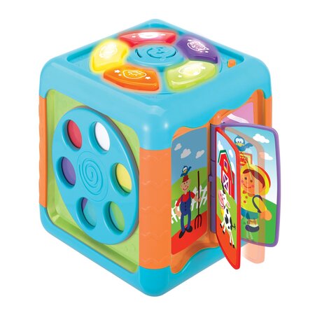 Cub educativ cu activitati, + 6 luni, Win Fun 705811