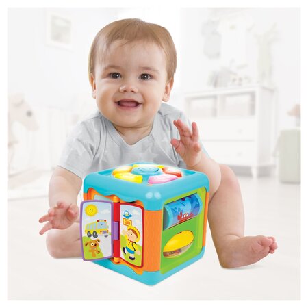Cub educativ cu activitati, + 6 luni, Win Fun 705808