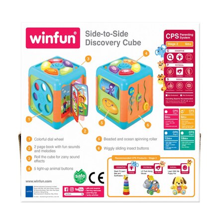 Cub educativ cu activitati, + 6 luni, Win Fun 705814