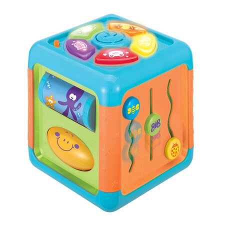 Cub educativ cu activitati, + 6 luni, Win Fun 705810