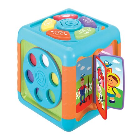 Cub educativ cu activitati, + 6 luni, Win Fun 705809