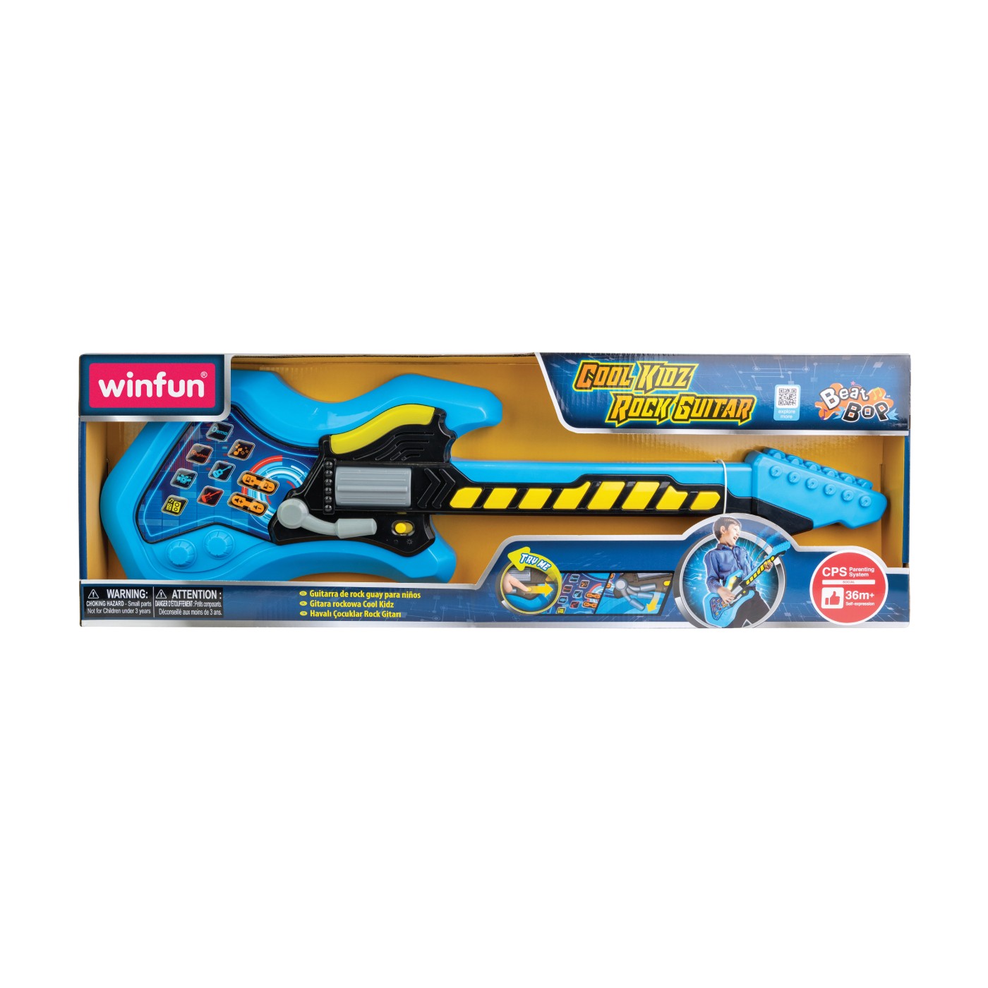 Jucarie interactiva, + 36 luni, Chitara Rock, Winfun