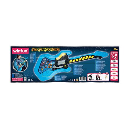 Jucarie interactiva, Chitara Rock, + 36 luni, Winfun 705859