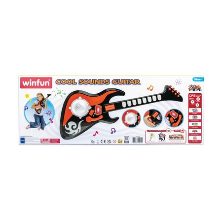 Jucarie interactiva, Chitara, + 36 luni, Winfun 705979