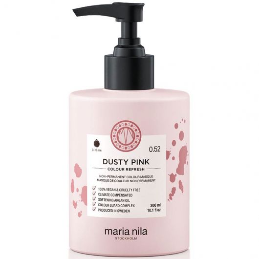 Masca de par nuantatoare Colour Refresh Dusty Pink 0.52, 300 ml, Maria Nila