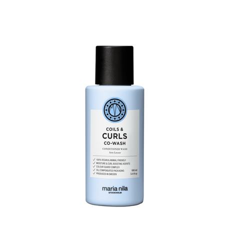 Balsam de par pentru curatare Coils & Curls Co-Wash, 100 ml, Maria Nila