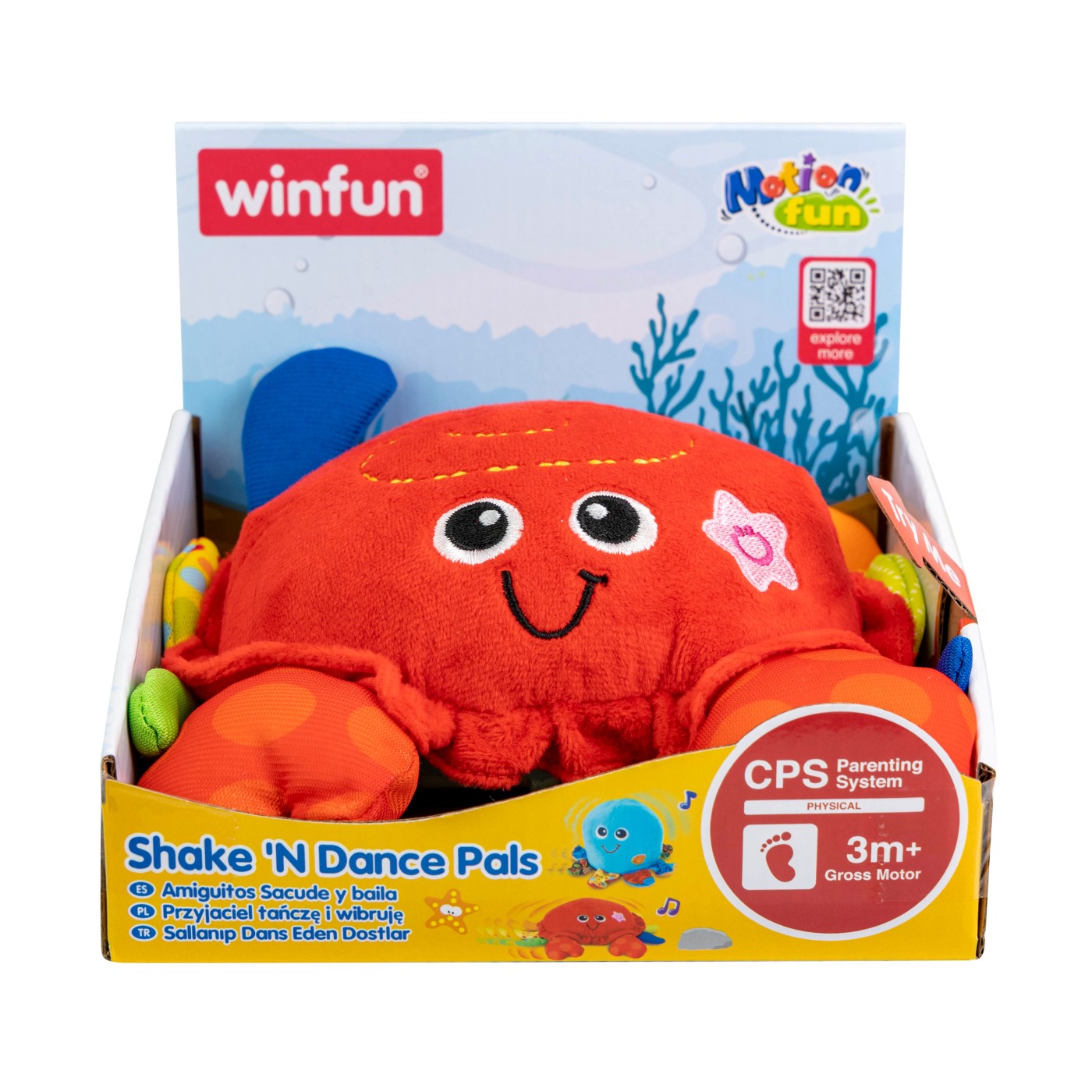 Jucarie Crabul Dansator, + 3 luni, Winfun