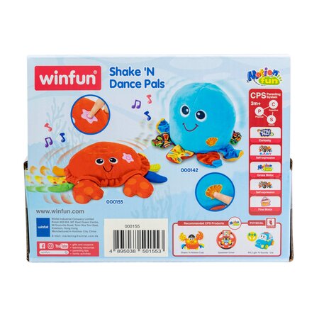 Jucarie Crabul Dansator, + 3 luni, Winfun 706014