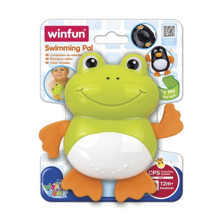 Jucarie de baie Broscuta Inatatoare, + 1 an, Winfun