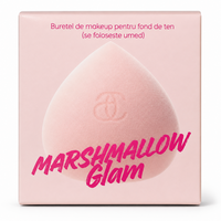 Buretel de machiaj profesional, Marshmallow Glam, 1 bucata, Cucuta Beauty