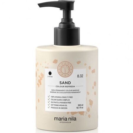 Masca de par nuantatoare Colour Refresh Sand 8.32, 300 ml, Maria Nila