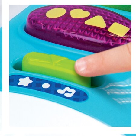 Jucarie de impins Avion cu Activitati, + 1 an, Winfun 706168