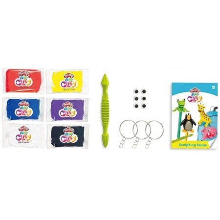 Plastilina Air Clay, Atelier cu accesorii, 4 ani+, Play Doh 706185