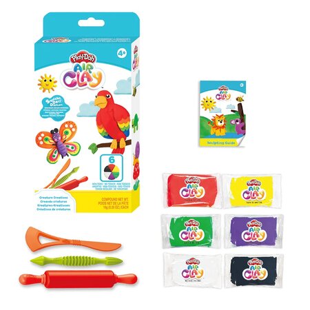 Plastilina Air Clay, Atelier de sculptura, 4 ani+, Play Doh 706199