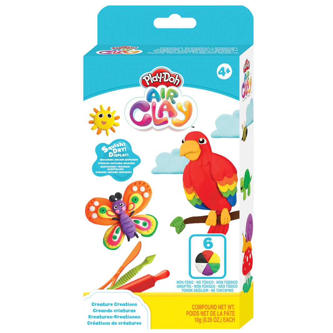 Plastilina Air Clay, Atelier de sculptura, 4 ani+, Play Doh