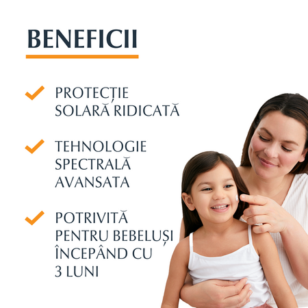 Spray de corp pentru copii SPF50+ Sun Protect Sensitive, 200 ml, Eucerin 706336