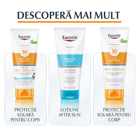 Spray de corp pentru copii SPF50+ Sun Protect Sensitive, 200 ml, Eucerin 706337
