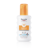 Spray de corp pentru copii SPF50+ Sun Protect Sensitive, 200 ml, Eucerin