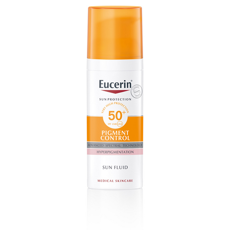 Crema de fata cu SPF50+ Pigment Control Sun Protection, 50 ml, Eucerin 706299