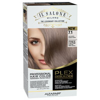 Vopsea permanenta Plex Rebuilder Il Salone, 7.1 - Ash Blonde, 43 ml+70 ml+15 ml+15 ml, Alfaparf