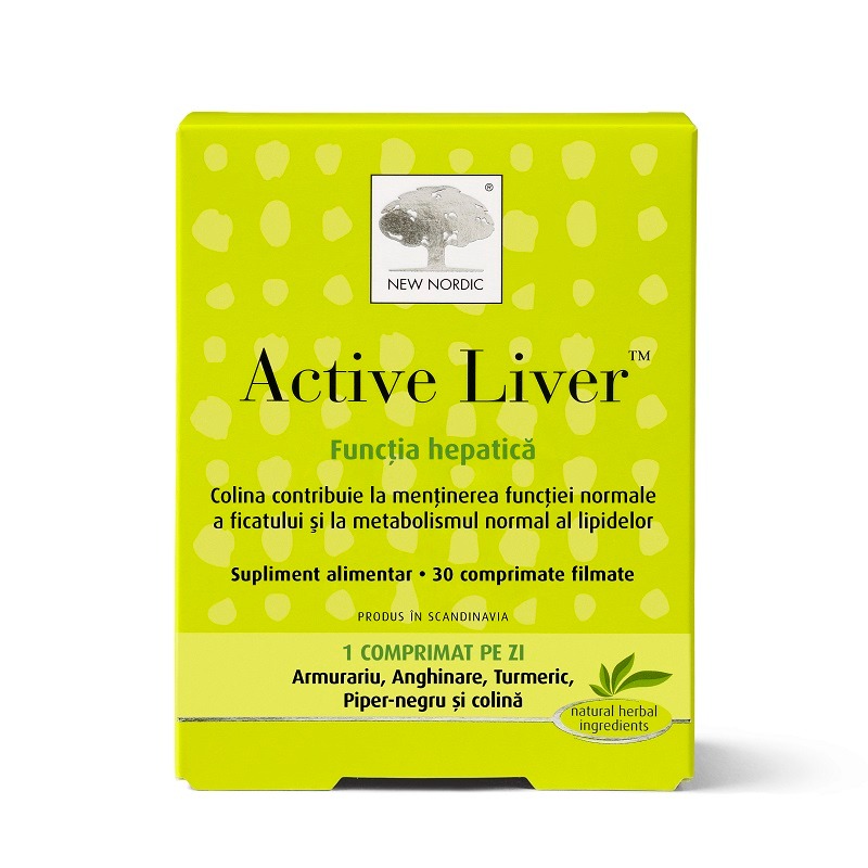 Active Liver, 30 comprimate, New Nordic