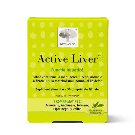 Active Liver, 30 comprimate, New Nordic