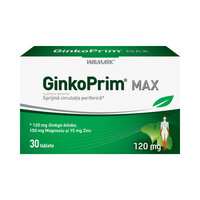 GinkoPrim Max, 120 mg, 30 tablete, Walmark